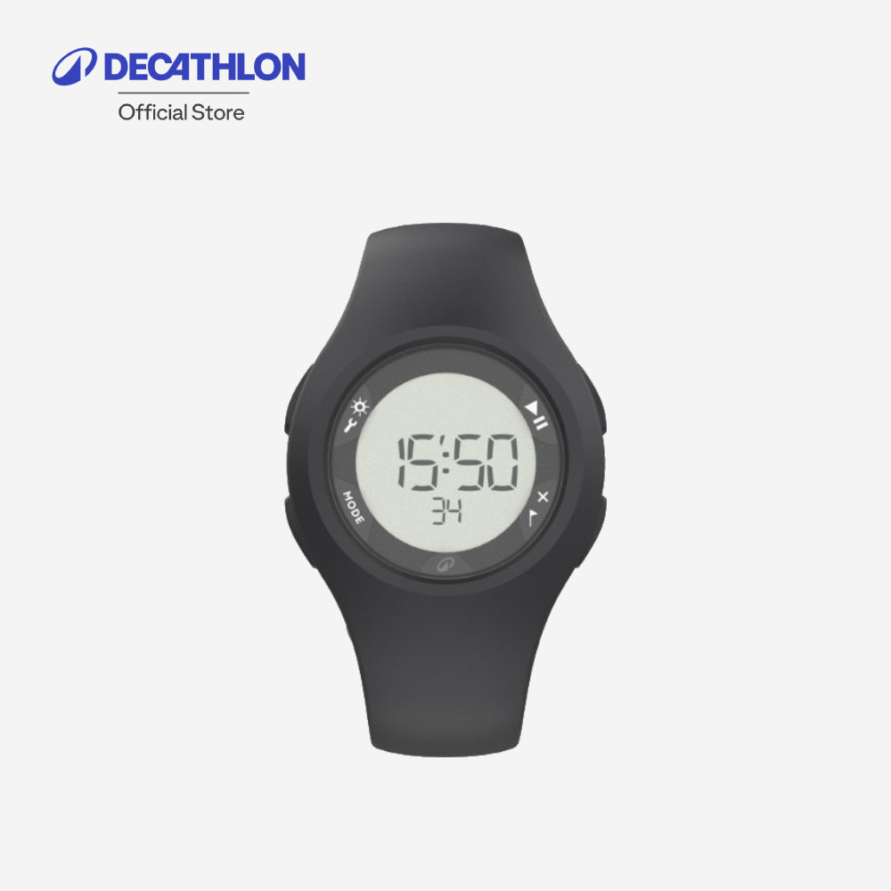 Decathlon W200 S Stopwatch นาฬิกาจับเวลารุ่น W200 S – Black ราคา ถูกที่สุด ดีลบีเคเค