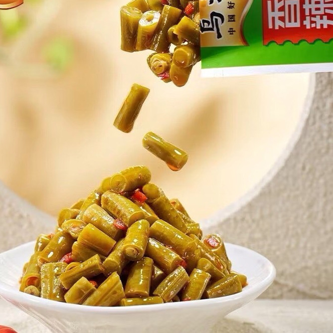 ใหม่ ถั่วฝักยาวดอง สูตรพิเศษ สไตล์โฮมเมด กรอบ ฟิน ทุกคำ อร่อย ครบรส สไตล์จีน ทานกับข้าวต้ม ผักแกล้ม ผักเคียง