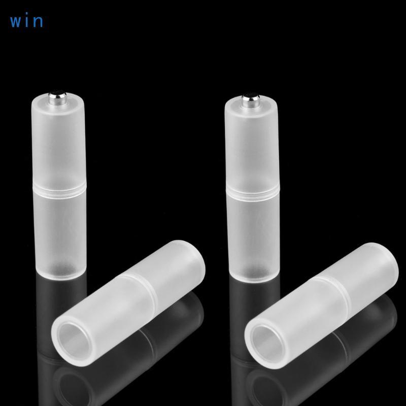 Win 4X อะแดปเตอร์แปลงขนาด AAA R03 เป็น LR6 + กล่องพลาสติก