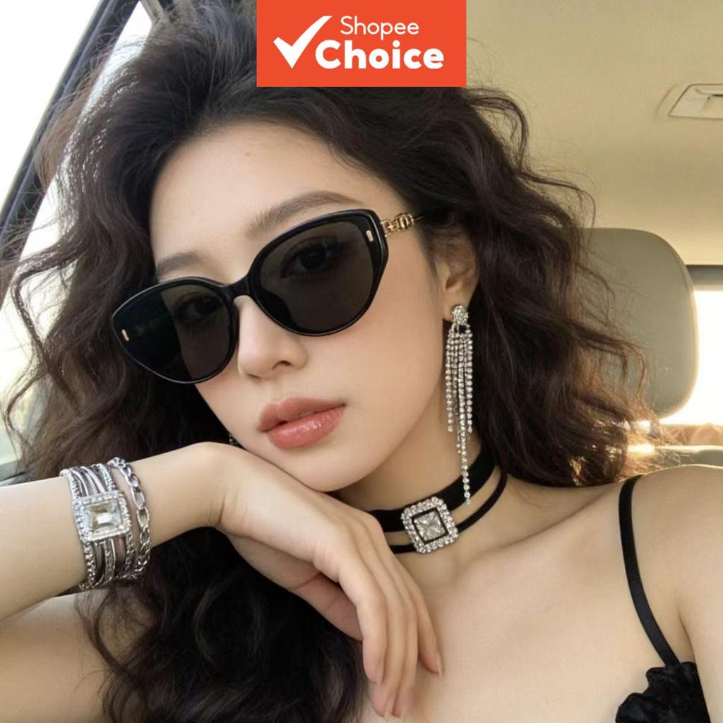 แว่นกันแดดผู้หญิงสําหรับ Cat Eye Uv400 Protection มีสไตล์สบายทุกวัน