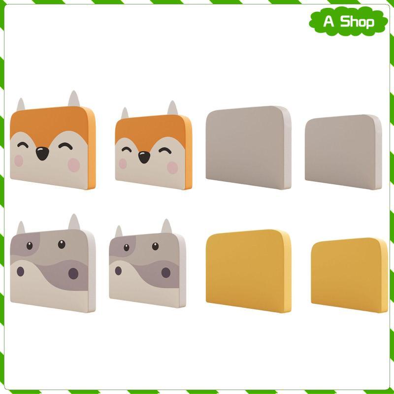[Wishshopeeljj] Nursery Bed Bumper Cushion Anti Rolling Side Rails Pad หนาสําหรับเด็ก