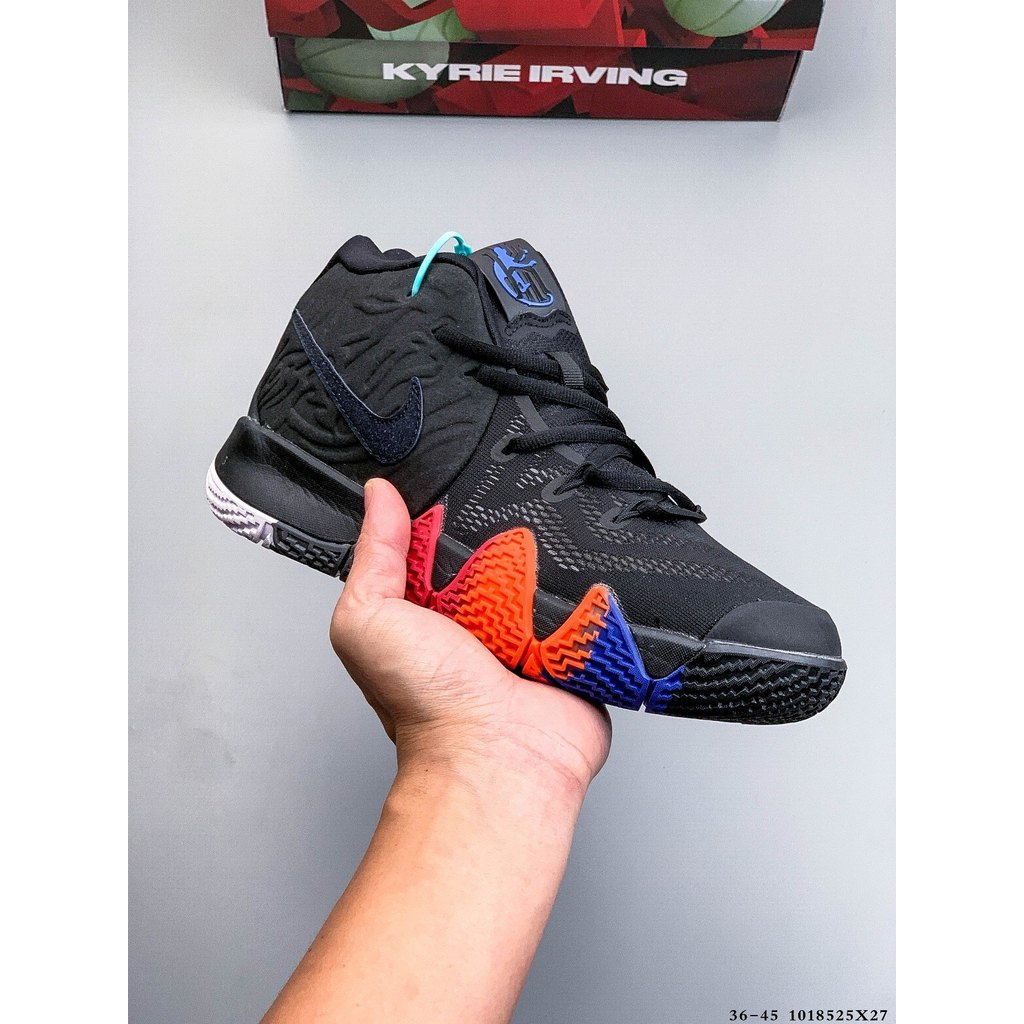 รองเท้าบาสเก็ตบอลต่อสู้ Nike Kyrie 4EpPractical คุณภาพสูง รองเท้าวิ่ง รองเท้ากีฬา
