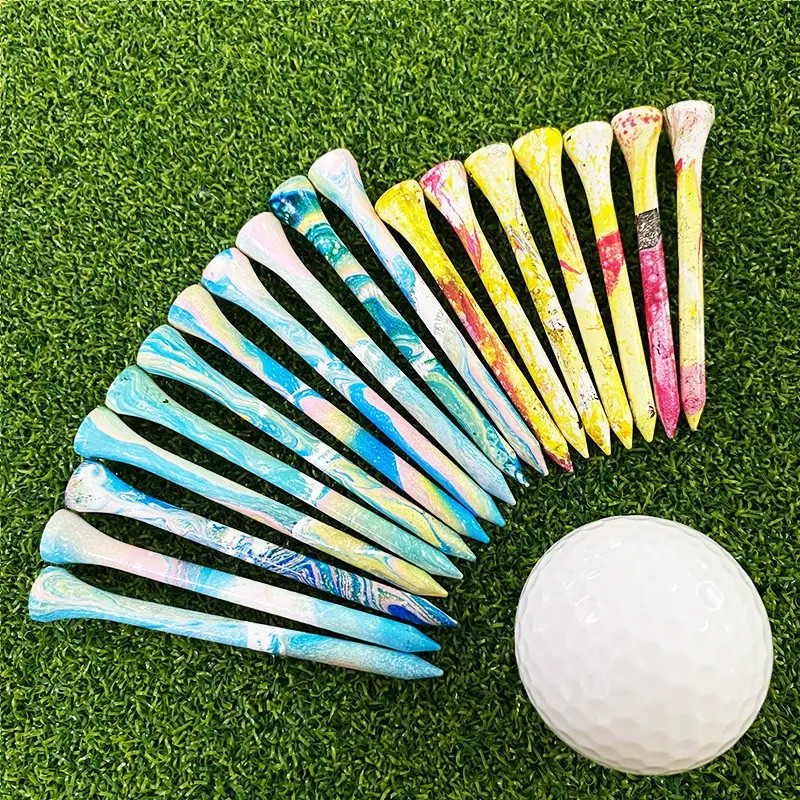 ทีออฟกอล์ฟ GOLF TEE WOODEN MARKING TEE 70/83MM（ 3PCS ）EST-4301 #SPOT GOODS#