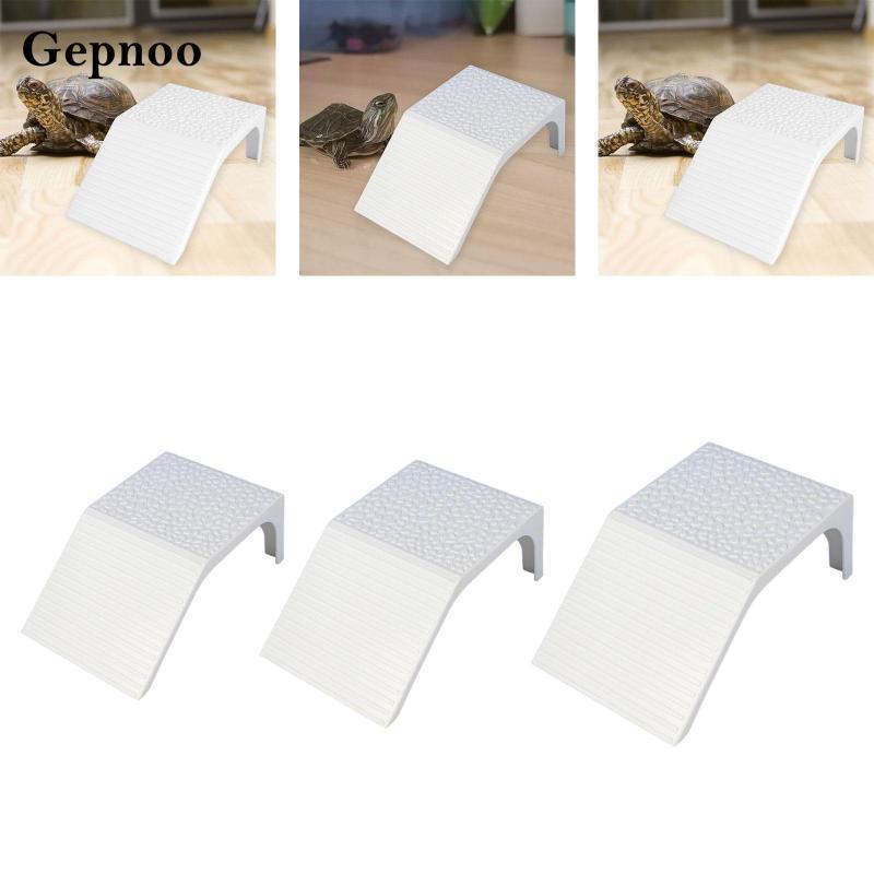 [Gepnoo] Turtle Ramp, Turtle Basking Platform, Multifunctional Resting Platform, Terrapin Terrace, A