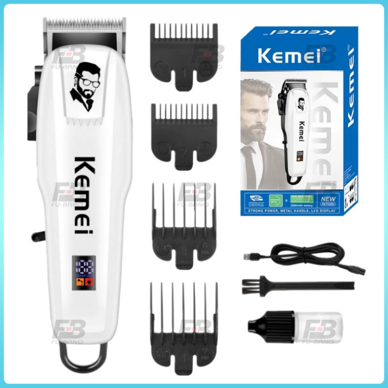 (พร้อมส่ง) KEMEI ตัดผม KM-809A แบตเตอเลี่ยนตัดผม ปัตตาเลี่ยนตัดผม แบตเตอเลี่ยนไร้สาย