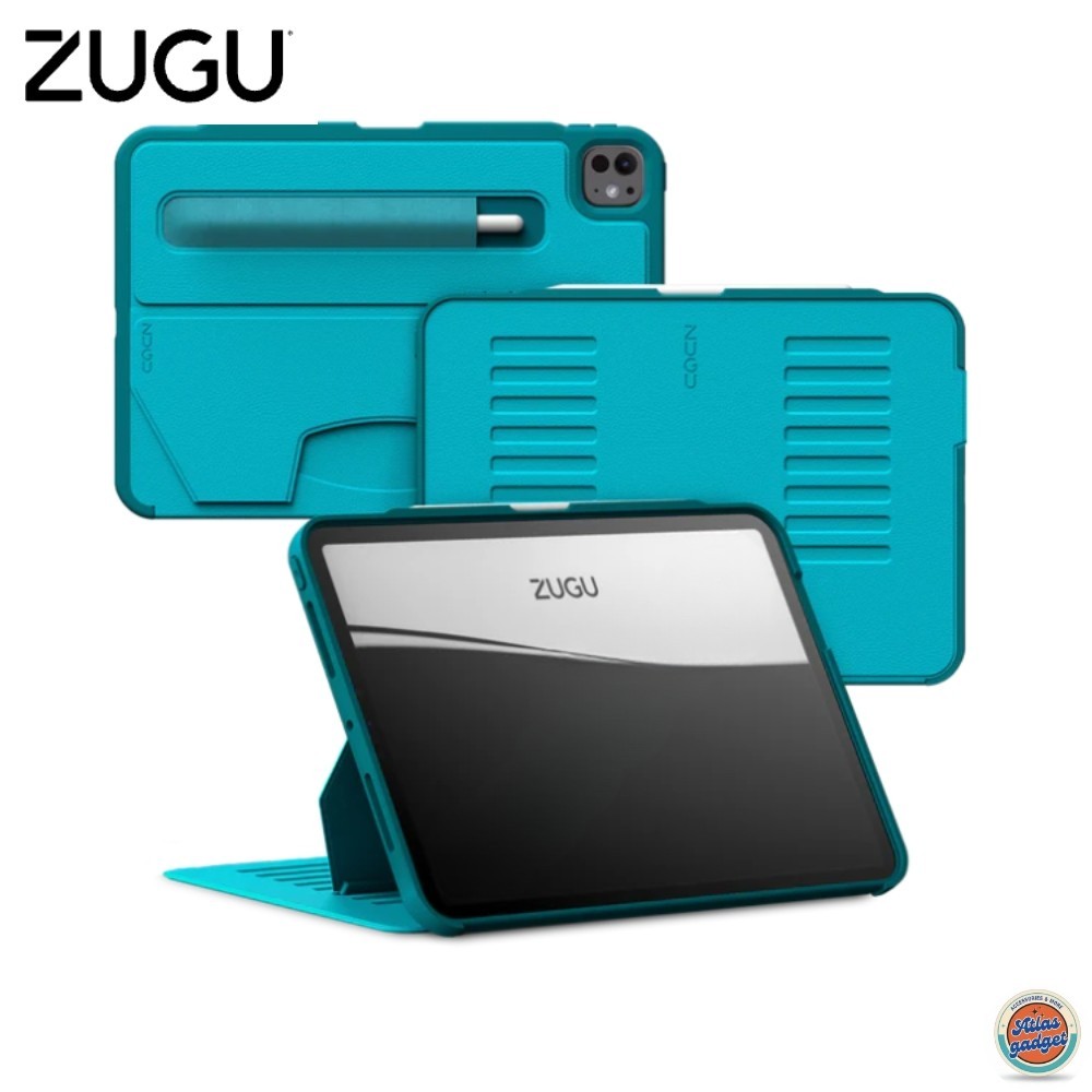 ZUGU CASE รุ่น Aqua สำหรับ iPad Pro 11,13 (M5/M4) Air 11,13 (M4/M3/M2), Air5/4 , Gen11/10 เคสกันกระแ