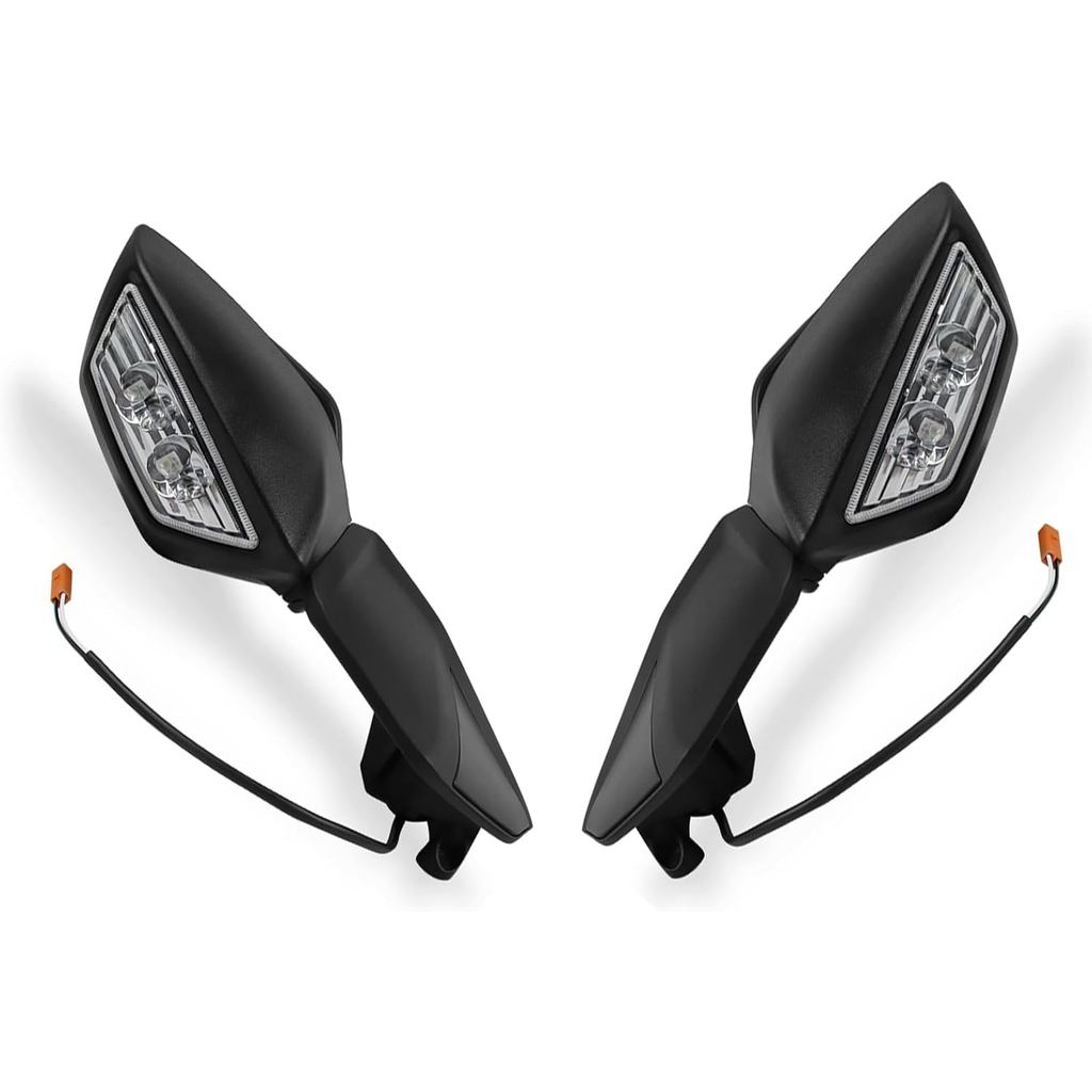 KAWASAKI กระจกมองหลังด้านข้างพร้อมการเปลี่ยนไฟเลี้ยวสําหรับคาวาซากินินจา ZH2 H2R ZX1000