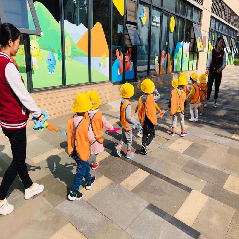 Hot Sale#Kindergarten queue leash for children in small classes, outdoor safety leash for picking up