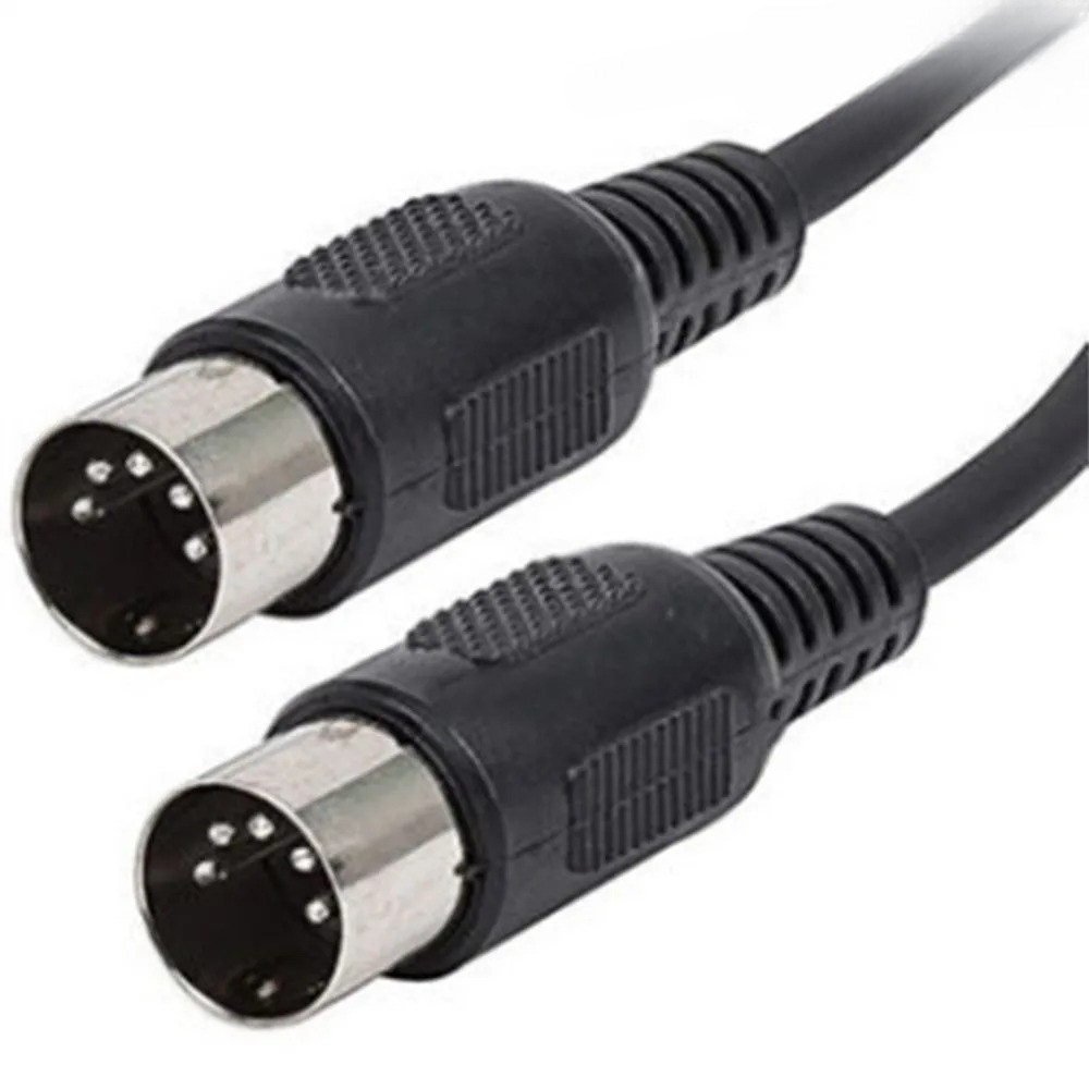 MIDI DIN 5PIN ชายชายสาย MIDI 5 Pin DIN ปลั๊ก 5 Pin DIN Audio Extension ชายสาย Din-5pin M/M ความยาวอะ