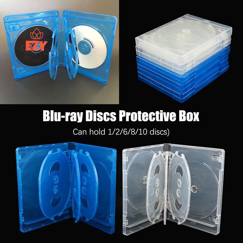 EZY CD กรณีกล่องเก็บ CD 1 PC Blu-ray เปลี่ยนเกมกรณีป้องกันกล่องสําหรับ PS4 PS5 CD DVD แผ่นเก็บ Braet กล่องใหม่