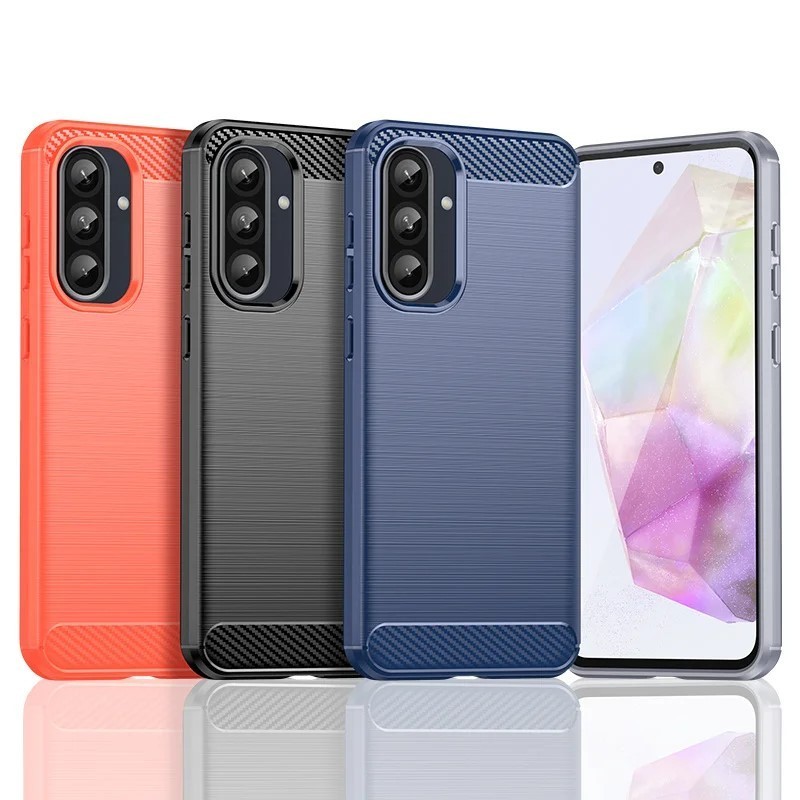 CASE SAMSUNG A17 5G / A16 5G / A26 5G / A36 5G / A56 5G SLIM ARMOR RUGGED CARBON CASE