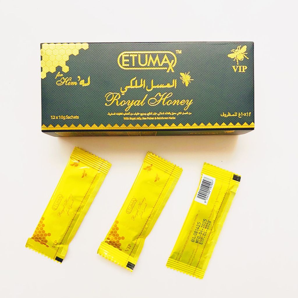 Malaysia Original ETUMAX Honey VIP Mens Royal Honey Tonic Health Care 10g/Bar 4.26K