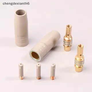 [chengdexianth] 9 ชิ้น 0.8/1.0/1.2 มิลลิเมตร MIG ไฟฉายหัวฉีดแก๊ส 15AK ไฟฉายเชื่อมหัวฉีดป้องกัน [TH]