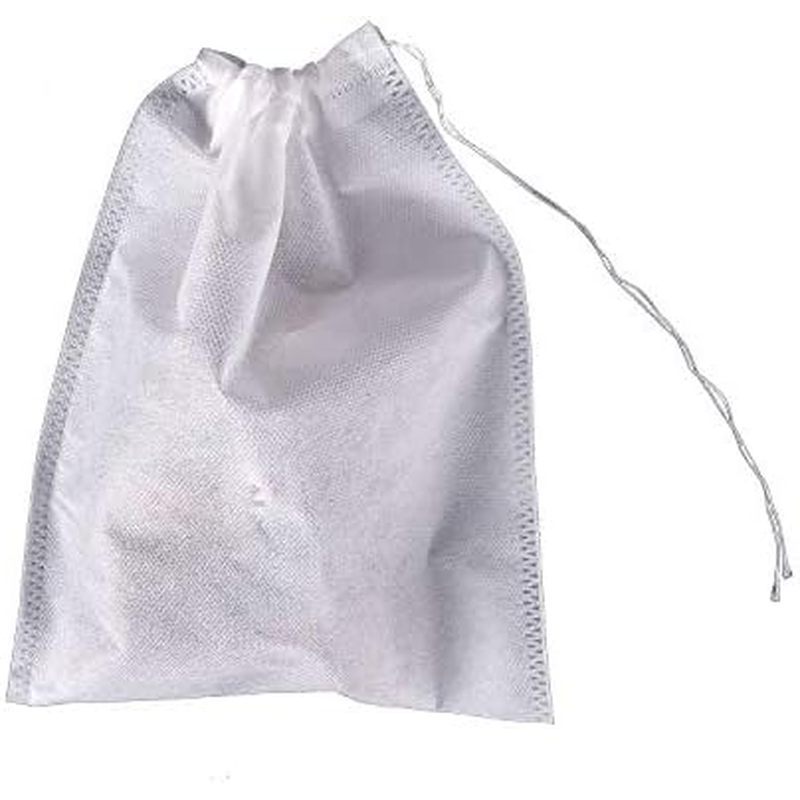 TamBee 100 Pack Disposable Tea Filter Bags Tea infusers 4" x 6" Empty Muslin Drawstring Seal Filter 