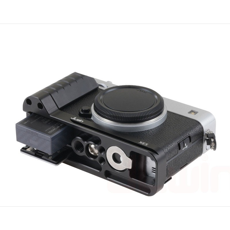 X-E5 L-Shape Hand Grip สําหรับ Fuji Fujifilm XE5 XE-5 Handgrip Handle ในตัว Quick Release แผ่นสําหรั