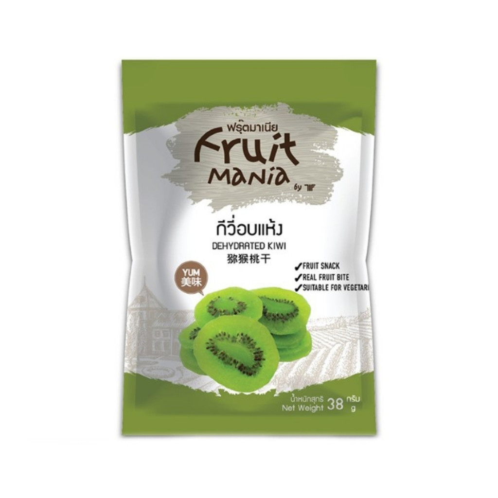 ฟรุ๊ตมาเนีย กีวี่อบแห้ง (Fruit Mania Dehydrate Kiwi 38g.)