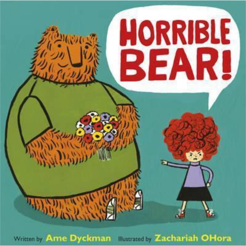 Zachariah OHora: หมีที่น่ากลัว! หมีน่ากลัวภาษาอังกฤษต้นฉบับนําเข้าหนังสือเรื่องราวหนังสือภาพหนังสือ
