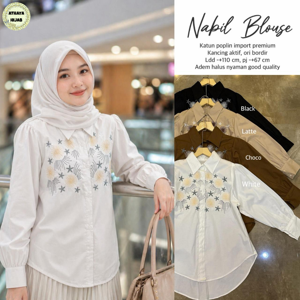 2504 NABIL BLOUSE by ATHAYA