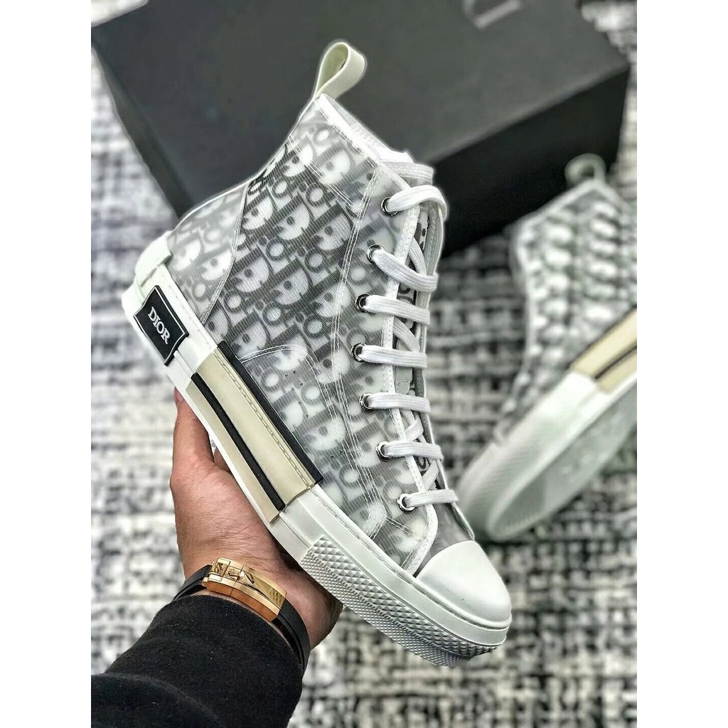 Whole Store Exclusive 19SS Homme Kaws By Kim Jones Logo High-Top Shoes รองเท้าลําลอง Whole Store ** 