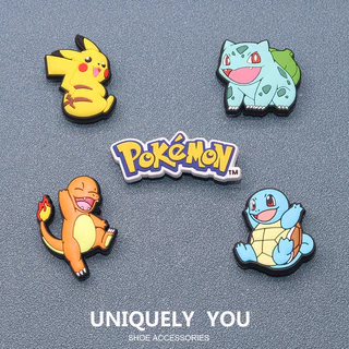 Miss Zoe Jibtz Pokemon Shoe Buckle Elf Ball Shoe Accessories Pikachu Shoe Buckle