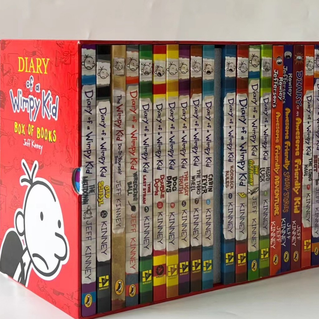 📚✨ Diary of a Wimpy Kid 25/16 เล่ม หนังสือการ์ตูนนิทานเด็ก