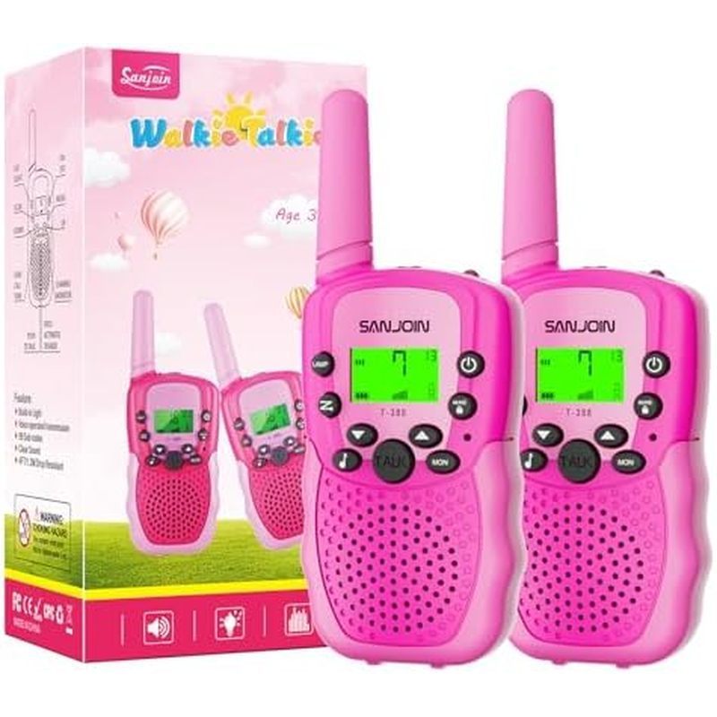 alkie Talkies Toys 2 Pack,Easter Gifts for Boys Girls 4-8,3 Miles Range Walkie Talkie to Camping,Out
