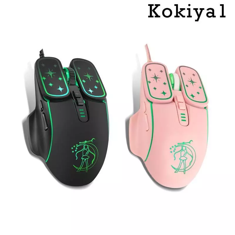 เมาส์เกมมิ่งมีสาย RGB แบบเงียบ ปรับความเร็ว 4 ระดับ thumbnail 6