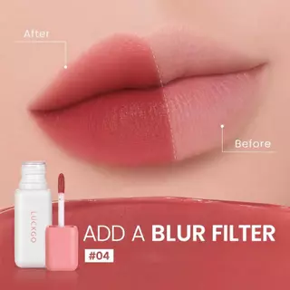 LUCKGO ลิปโคลนเนื้อแมทแคนดี้ สีสดชัด ติดทนนาน กันน้ำ เนื้อบางเบา ไม่เหนียวเหนอะหนะ ลิปกลอสเนื้อแมทติดทนนาน