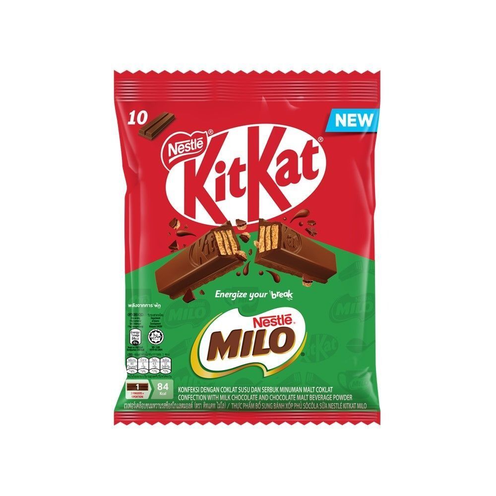 [สินค้าส่งด่วน] คิทแคท ไมโล แชร์แบ็ก 160 กรัม KIT KAT MILO SHARE BAG 160 G.