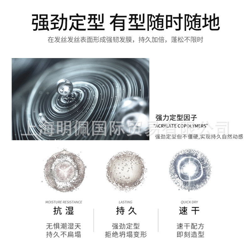 Wu Nuo uno จัดแต่งทรงผมขี้ผึ้งจัดแต่งทรงผมปุย Strong ผมหักยาวนาน Matte ผมโคลนเจลครีมผู้ชาย 80g/4.29