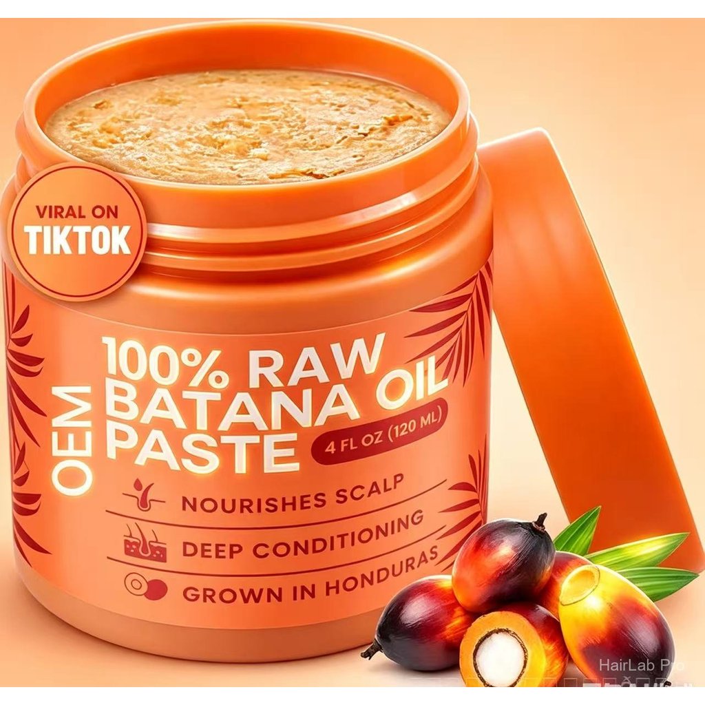 100% Raw Batana Oil Paste 120ml สกัดจากธรรมชาติ จากฮ่องกงดูรัส บำรุงหนังศีรษะลึก ลดผมร่วง สนับสนุนการเติบโตของผม