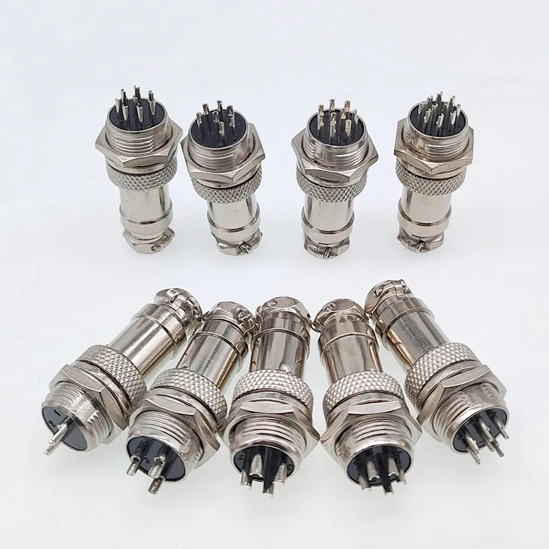10 คู่ Female & Male GX16 Circular Connector 2Pin 3pin 4pin 5pin 6pin 7pin 8pin 9pin 10pin Plug Sock