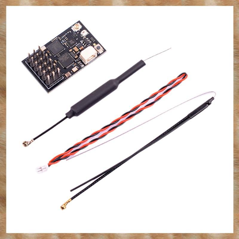 [KYG] XR6P ELRS Dual Band Receiver 2.4G/915MHz 6CH PWM CRSF ExpressLRS Receiver พร้อมเสาอากาศสําหรับ
