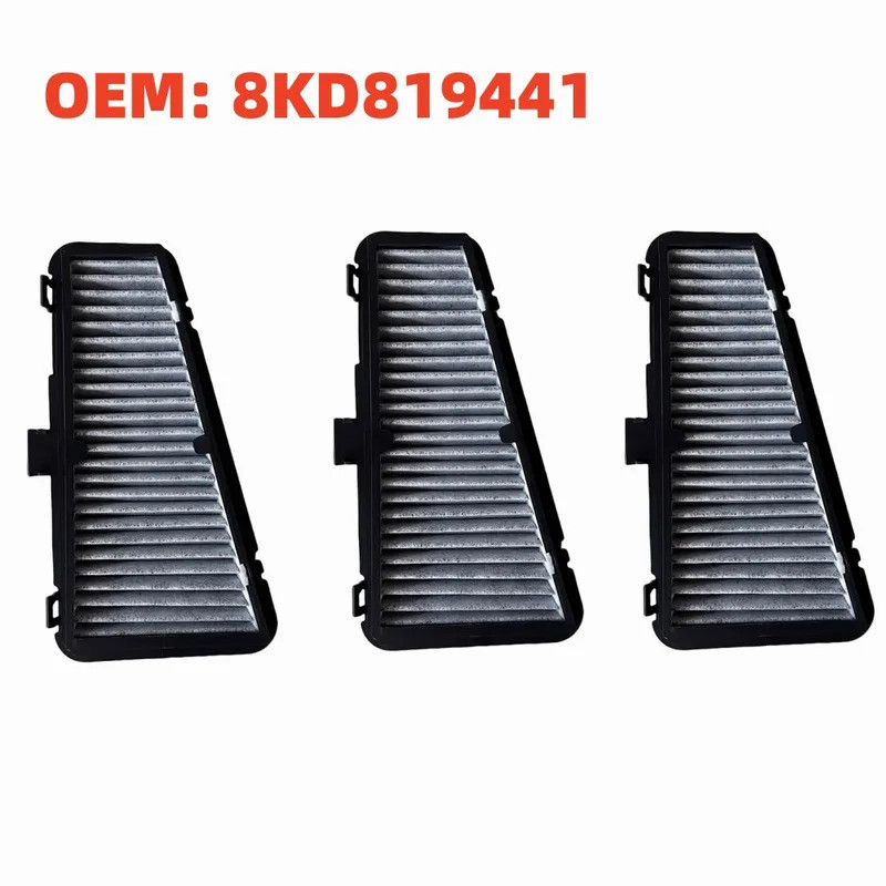 HB 1/3 ชิ้น ไส้กรองอากาศห้องโดยสาร 8KD819439 8KD819441 สําหรับ Porsche Macan Audi A4 S4 RS4 B8 2008-