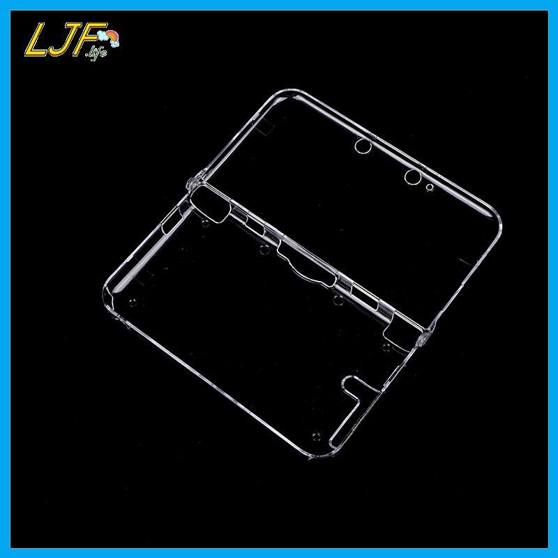 LJF Clear Crystal Cover Hard Shell Case สําหรับ Nintendo 3DS XL LL N3DS 3DS LL