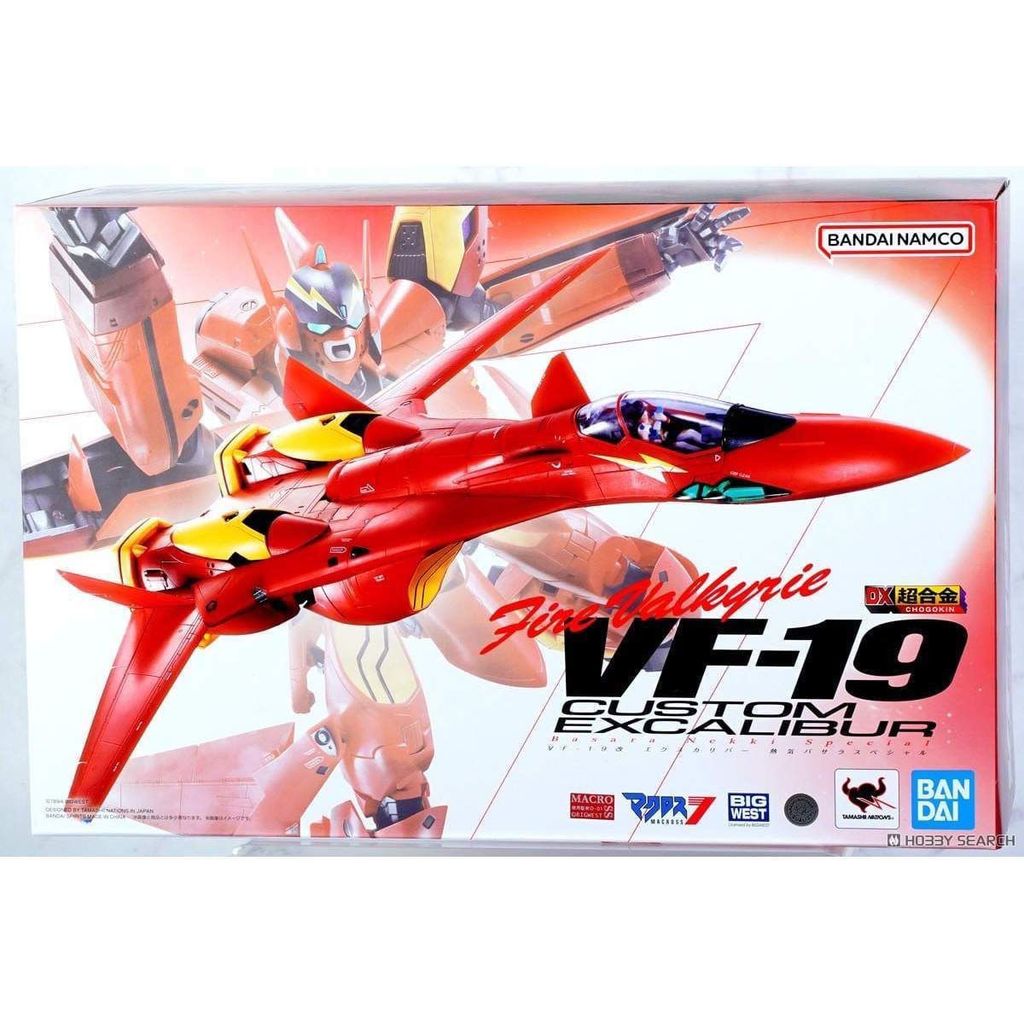 🔥พร้อมส่ง🔥Bandai DX Super Alloy Macross VF-19 Modified Kings Sword Hot Bazara Mecha🔥Ready Stock🔥