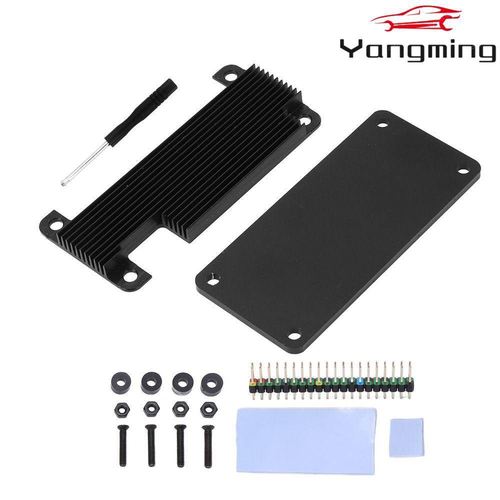 YANGMING เกราะป้องกันสําหรับ Raspberry Pi, Colorful Pin Header เปลือกสีดําป้องกันสําหรับ Raspberry P