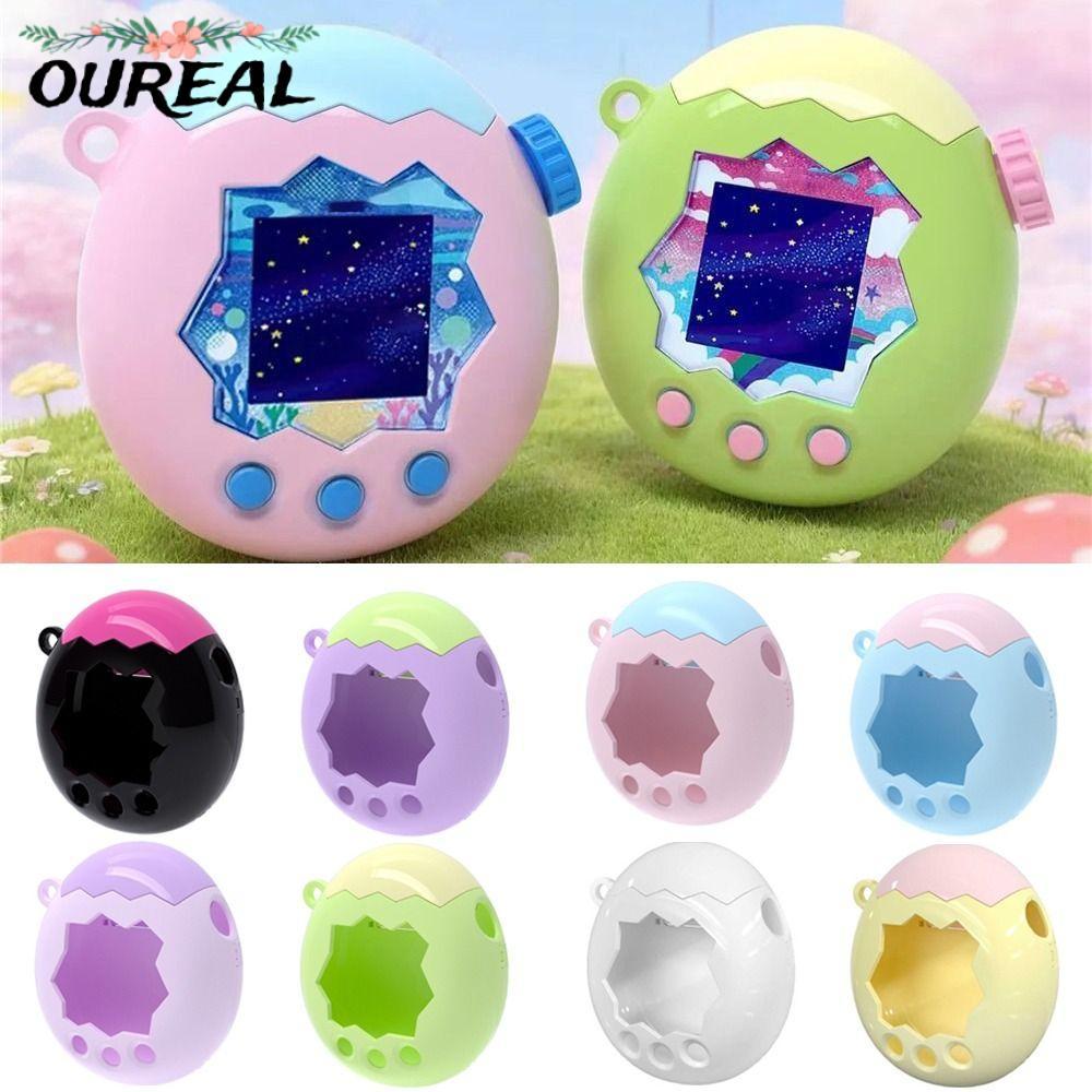 เคสป้องกัน OUREAL, ฝาครอบป้องกันทูโทนพีซีแบบแข็ง,|ไม่รวมรอยขีดข่วนและทนต่อการสึกหรอป้องกันแรงกระแทกสําหรับของเล่นเกมสัตว์เลี้ยงอิเล็กทรอนิกส์ ทามาก็อตจิ สวรรค์