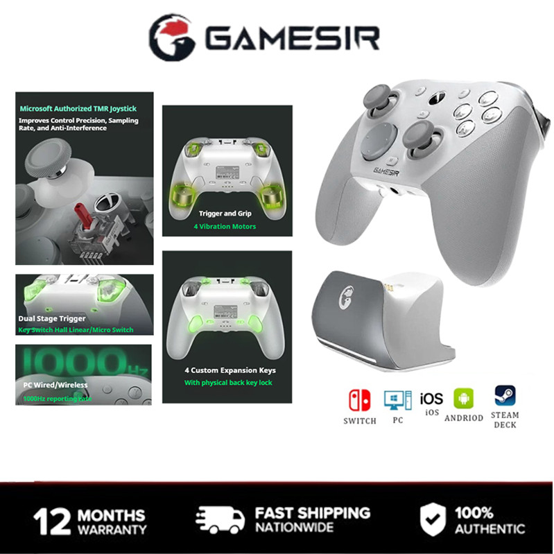 GameSir G7 Pro คอนโทรลเลอร์เกม Tri-Mode ไร้สาย Bluetooth สําหรับ Xbox / Steam / PC / Android