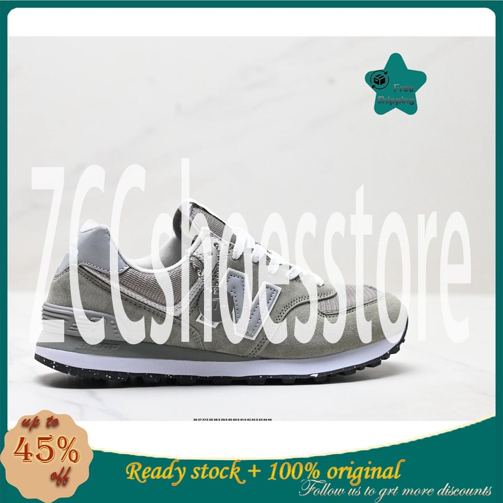 N 574 ML574EVG36 รองเท้าวิ่งผู้ชายและผู้หญิงกีฬารองเท้าน้ําหนักเบาฤดูใบไม้ร่วง