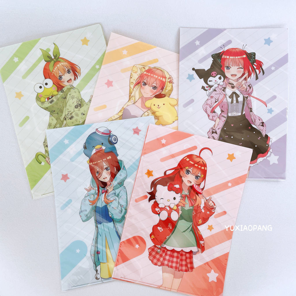 Sanrio Five-Page Flower Wedding Co-Branded Limited Made in Japan Exhibition Limited A4 Single-Page F