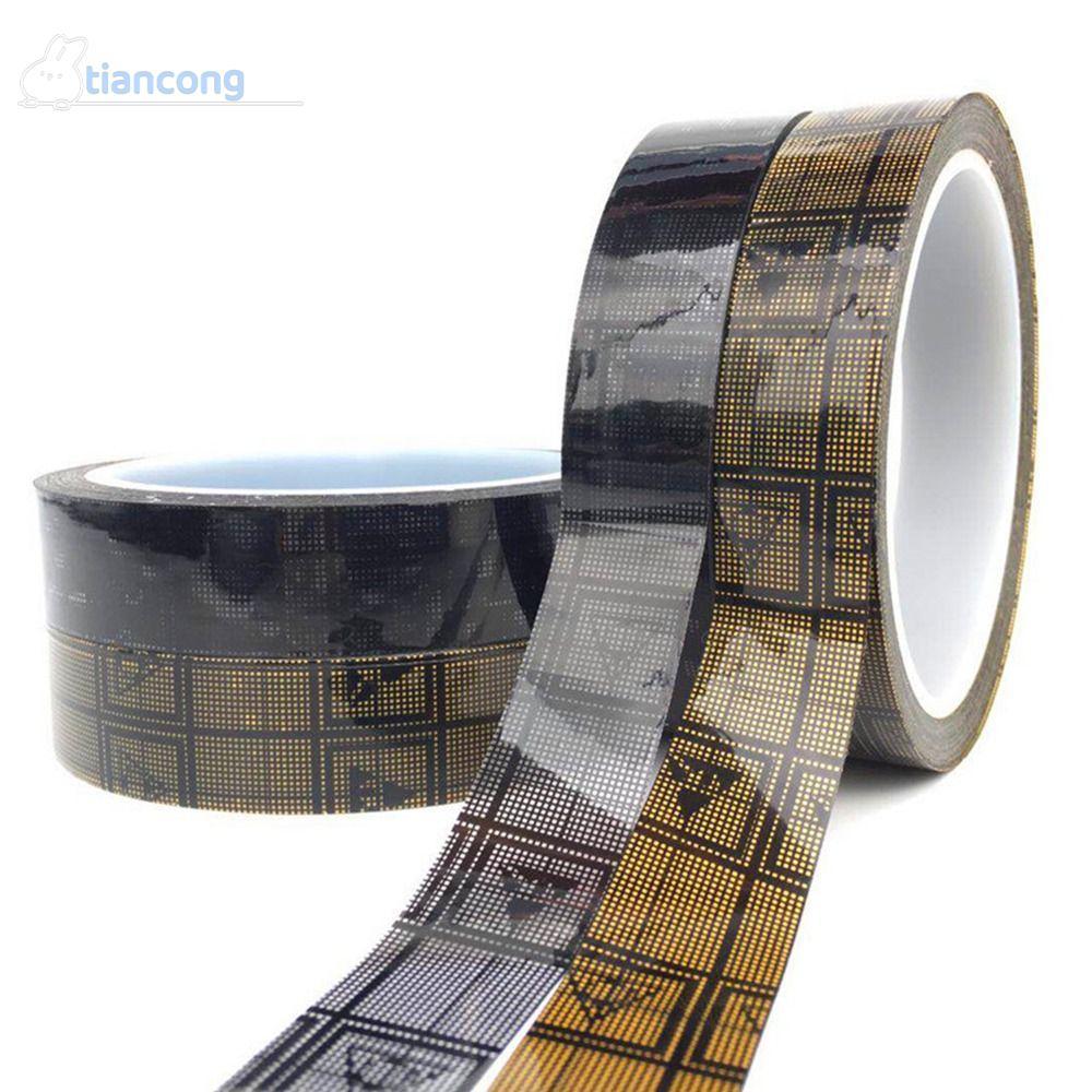 TIANCONG Grid เทปป้องกันไฟฟ้าสถิตฟิล์มสีดําเทปกันน้ําสําหรับแผงวงจร ESD เทป