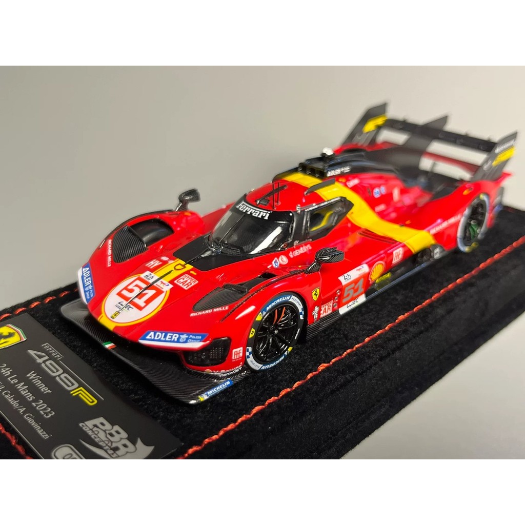 [สต๊อกพร้อม ติดต่อหากคุณมีคําถามใดๆ] BBR Ferrari Ferrari 499p #51