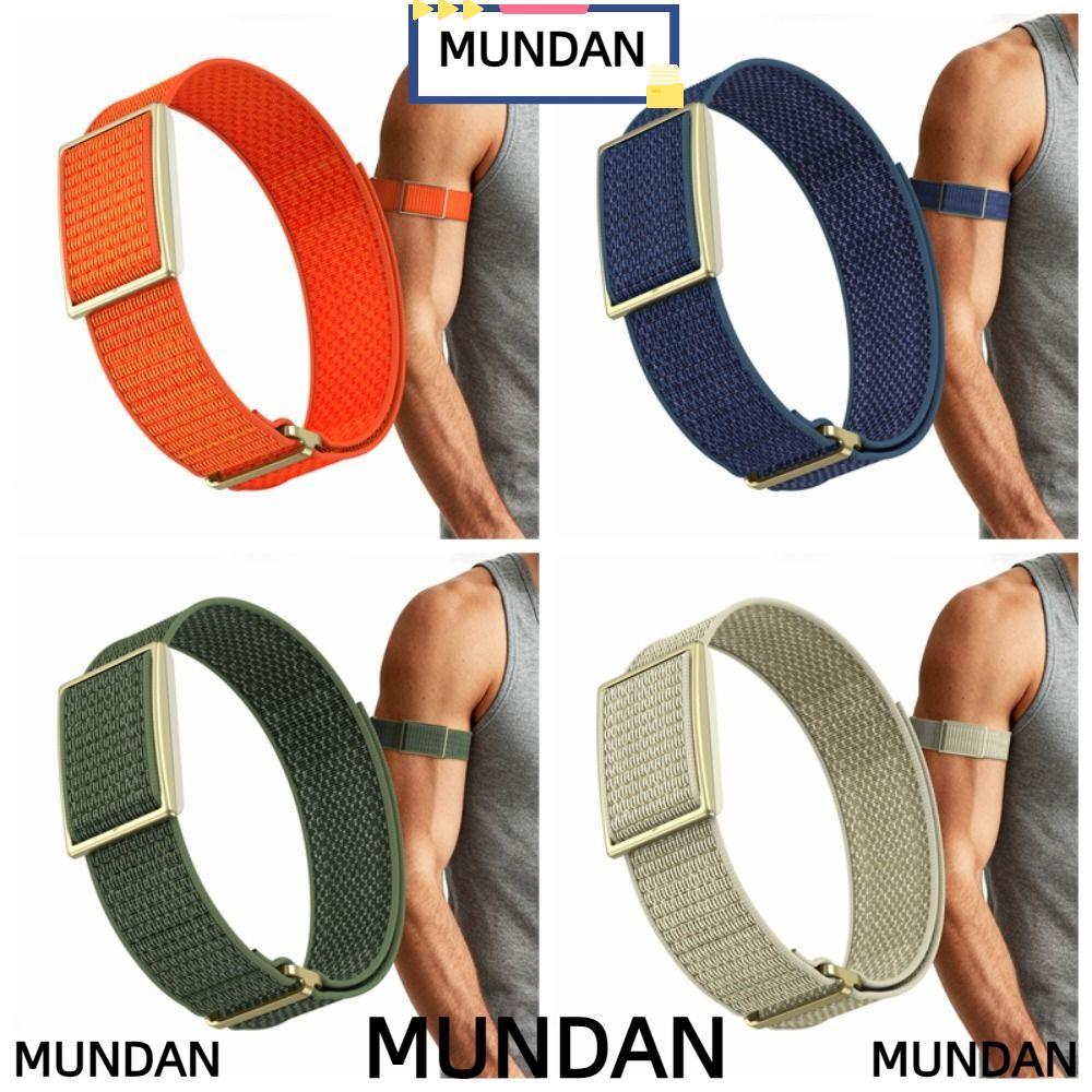 MUNDAN Sport Band,ไนลอน 22mm Fitness Tracker Strap,ห่วงออกแบบปรับBreathable Bicep BandสําหรับPolar L