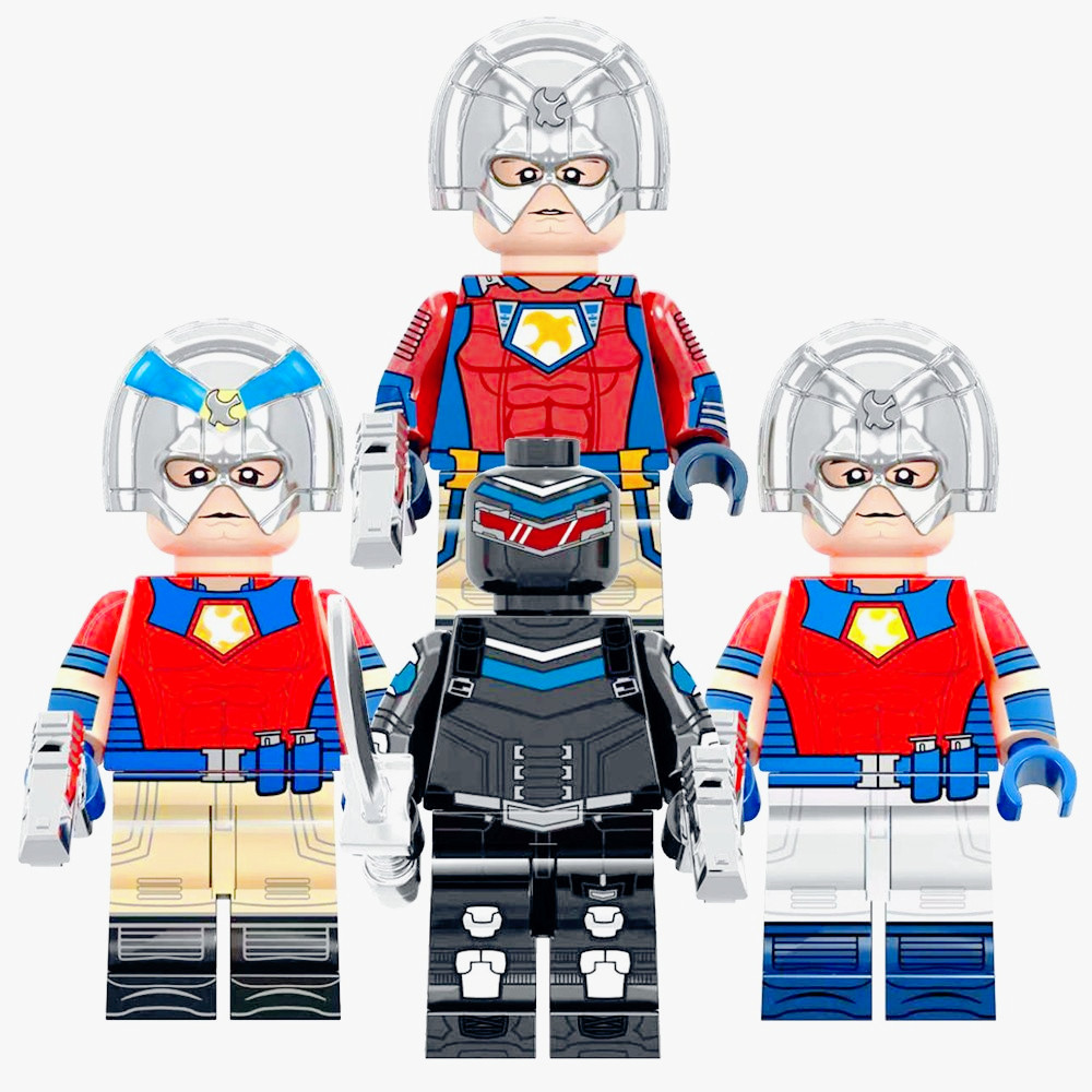 ใหม่มาถึง Peacemaker Vigilante Super Heroes Building Block มินิอิฐของเล่นเด็ก