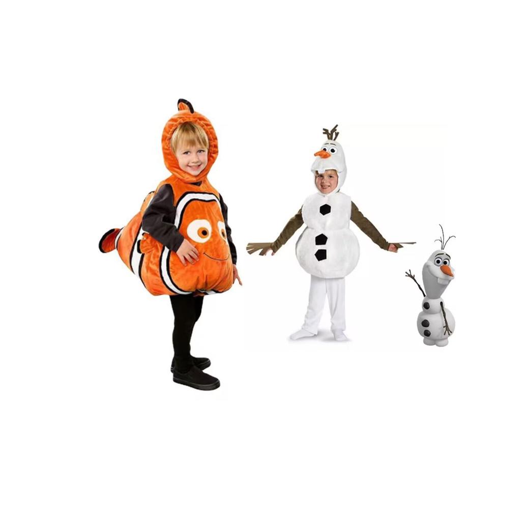 Christmas Finding Nemo Clownfish Elk Snow Treasure Olaf Olaf คอสเพลย์ปาร์ตี้สําหรับเด็กประสิทธิภาพ