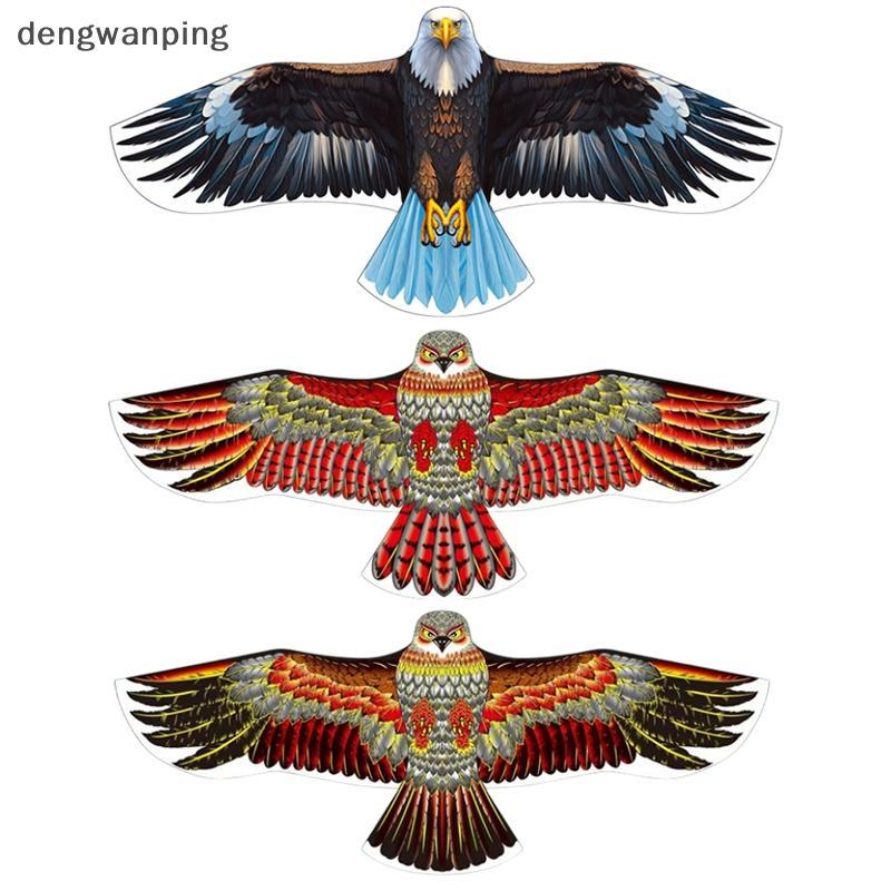 [dingwanping] 1.6/1.8m Giant Eagle Kite 100m Kite String Flying Bird Kites Outdoor Fun Sports Garden