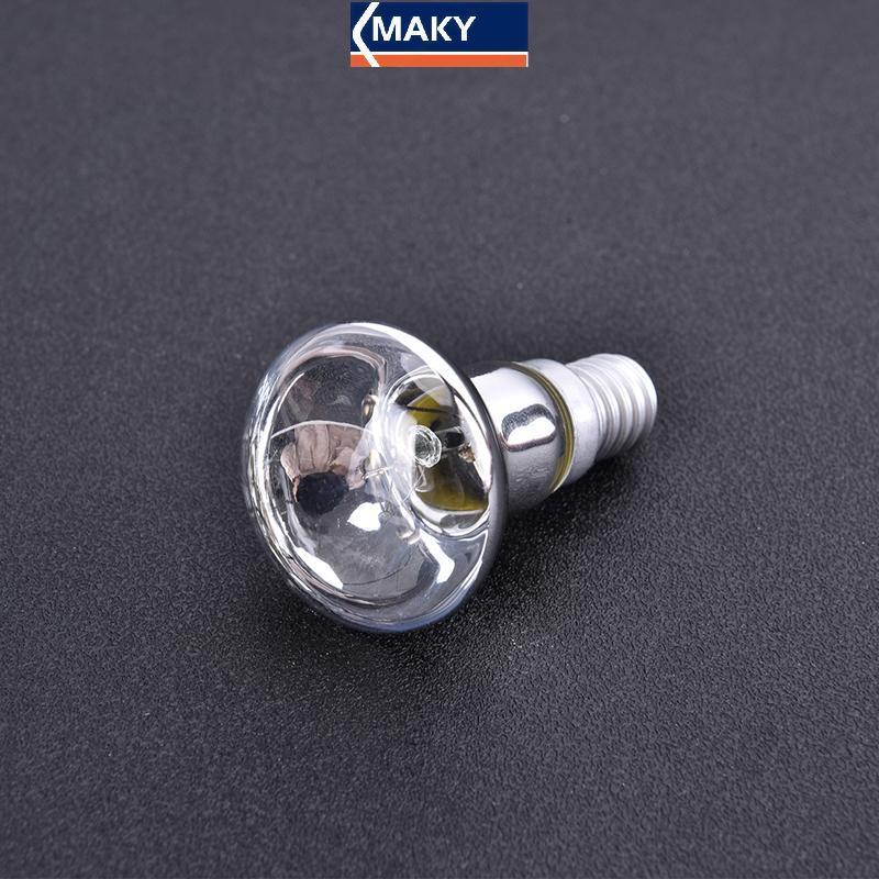 MAKY เปลี่ยนโคมไฟลาวา E14 R39 30W Spotlight สกรูในหลอดไฟ Spot Light TH