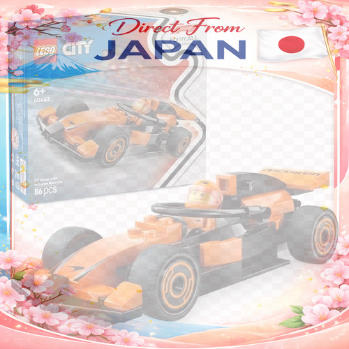 【Direct　From　JAPAN】เลโก้(LEGO) ซิตี้ F1(R) McLaren รถแข่งและนักแข่ง ของเล่น ของขวัญวันเกิด บล็อกเสริ