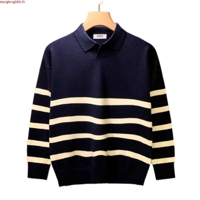 REEVE COZY STRIVE - เสื้อแขนยาวลายทาง ผ้าKnit